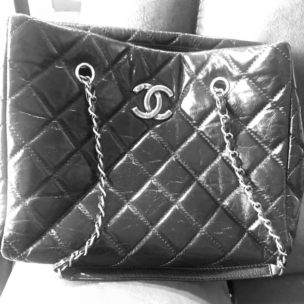 CC classic black tote